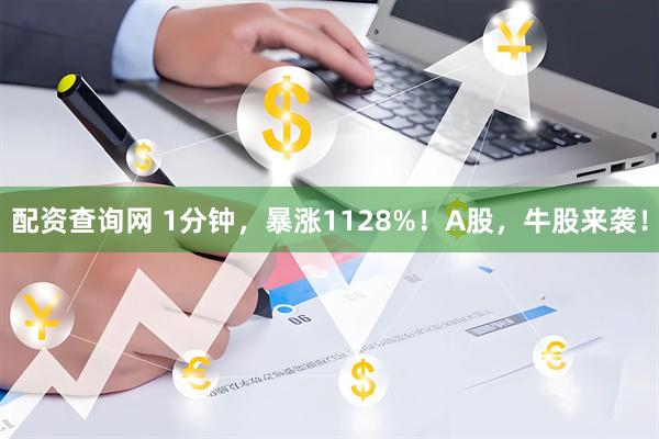 配资查询网 1分钟，暴涨1128%！A股，牛股来袭！