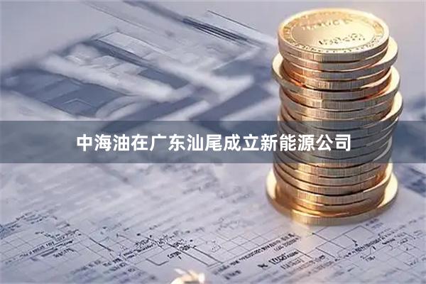 中海油在广东汕尾成立新能源公司
