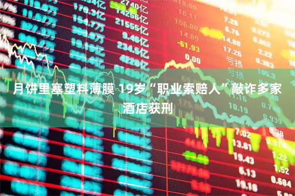 月饼里塞塑料薄膜 19岁“职业索赔人”敲诈多家酒店获刑