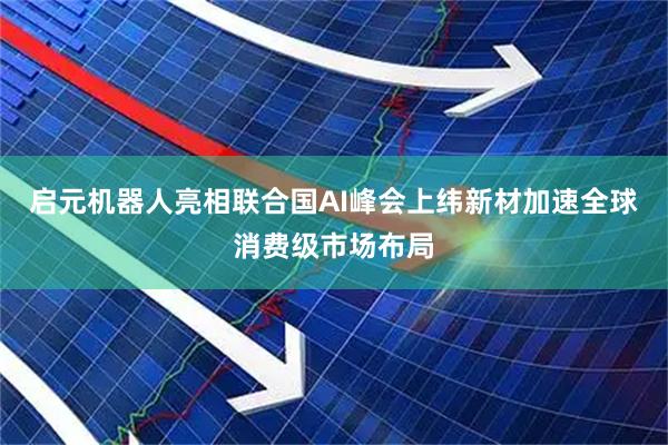 启元机器人亮相联合国AI峰会上纬新材加速全球消费级市场布局