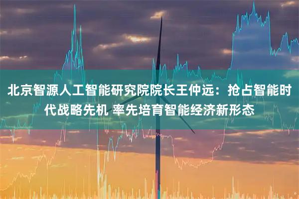 北京智源人工智能研究院院长王仲远：抢占智能时代战略先机 率先培育智能经济新形态
